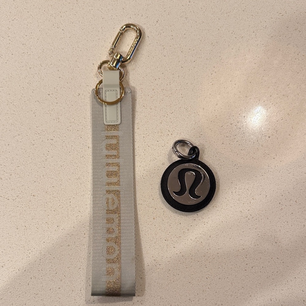 Lululemon Keychain and Logo Charm